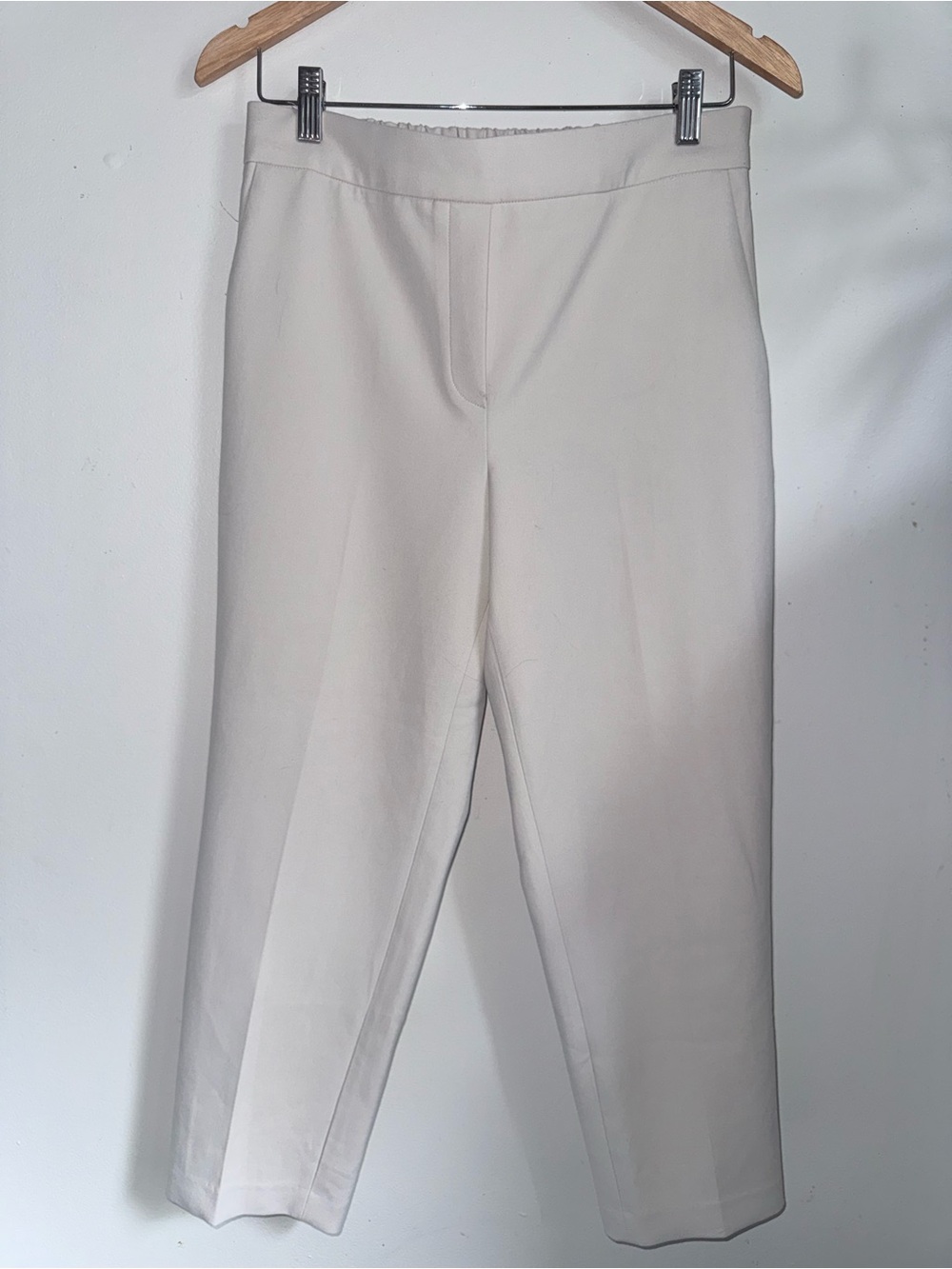 Babaton Conan Soft Cream Elastic-Waist Pants Size 8 - Picture 3 of 13